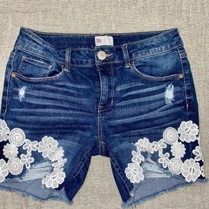 Girl Jean Shorts